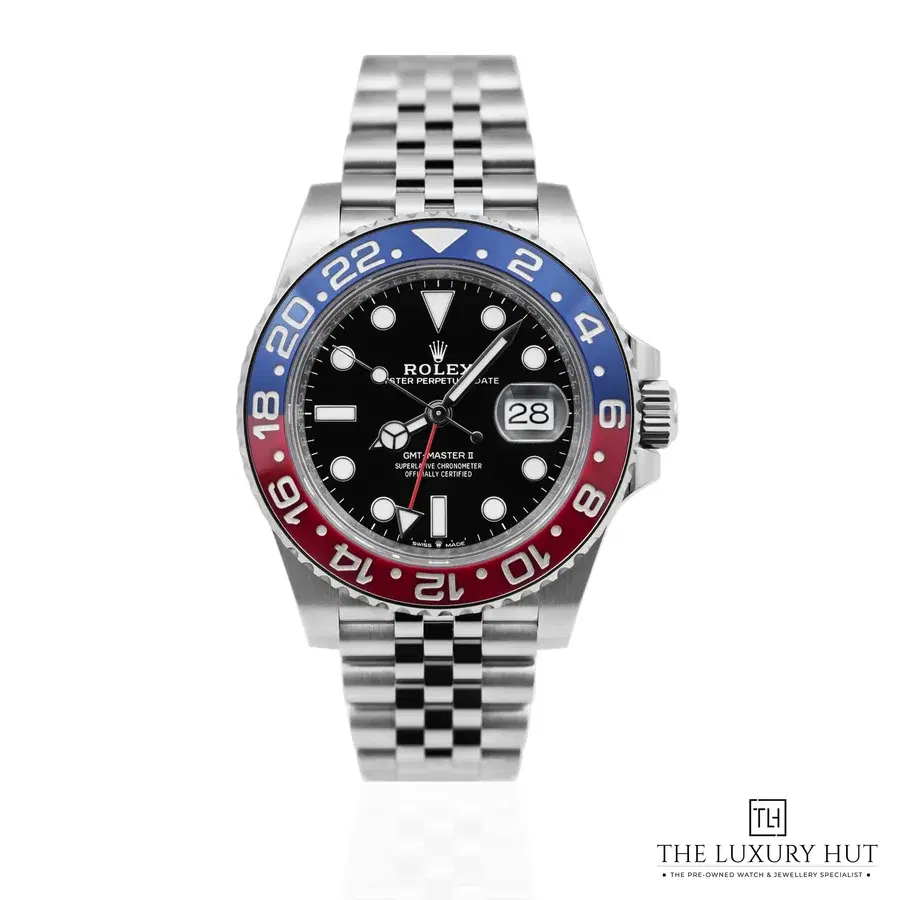 Rolex GMT Master II Pepsi Steel Black Dial 126710BLRO