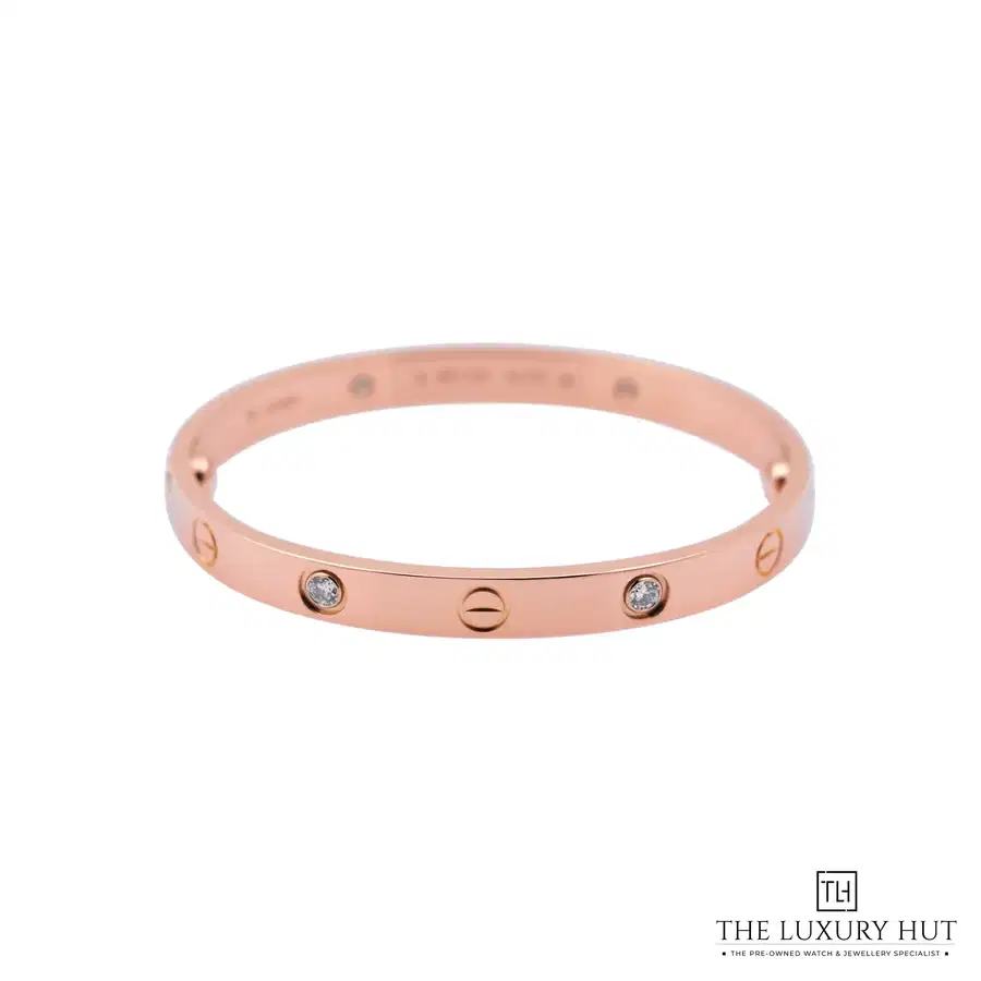 Cartier 4 Diamonds Love Bracelet