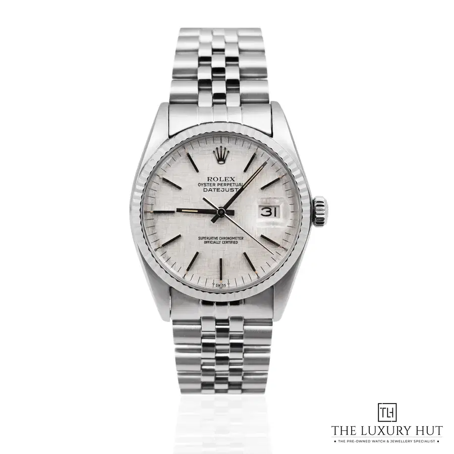 Rolex Datejust Steel Silver Linen 16014