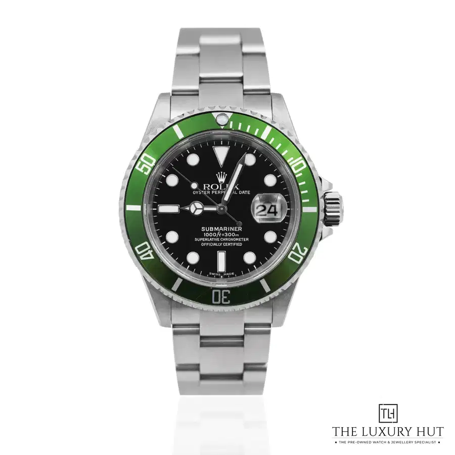 Rolex Submariner Kermit Steel Black Maxi Dial 16610LV