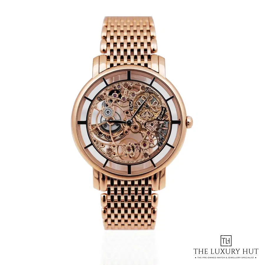 Patek Philippe Complications 18ct Rose Gold Skeleton Hand Engraved