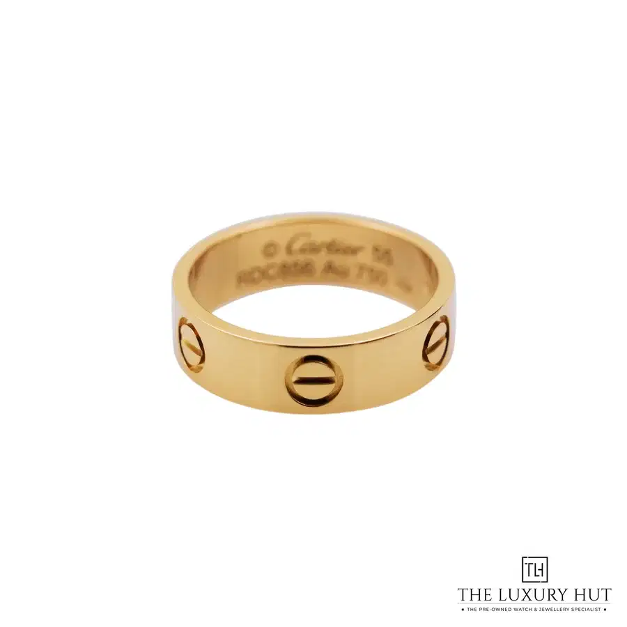 Cartier Yellow Gold Love Ring Size 55