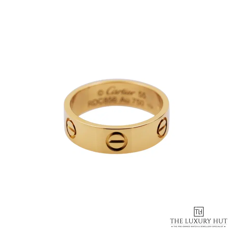 Cartier Yellow Gold Love Ring Size 55