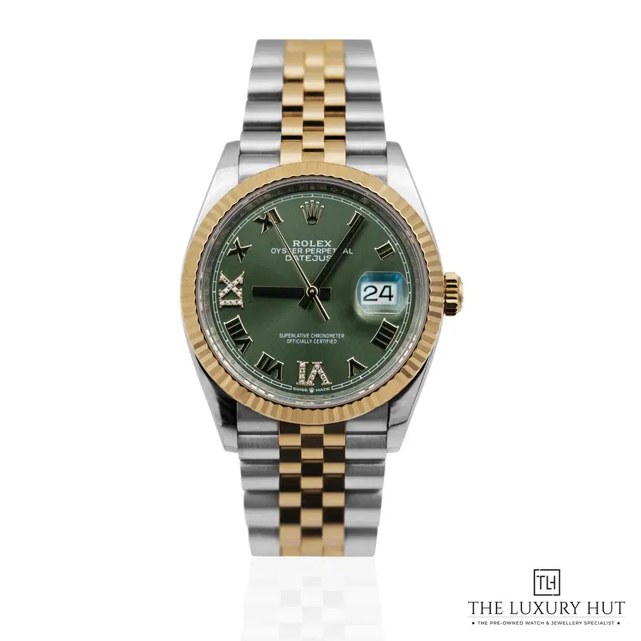 Rolex Datejust 36 Olive Green Diamond 126233