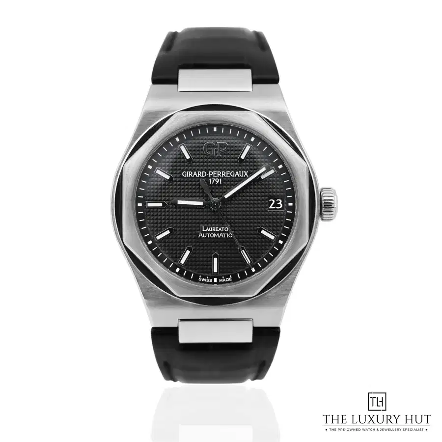 Girard Perregaux Laureato Black Hobnail 81010 11 634 BB6A