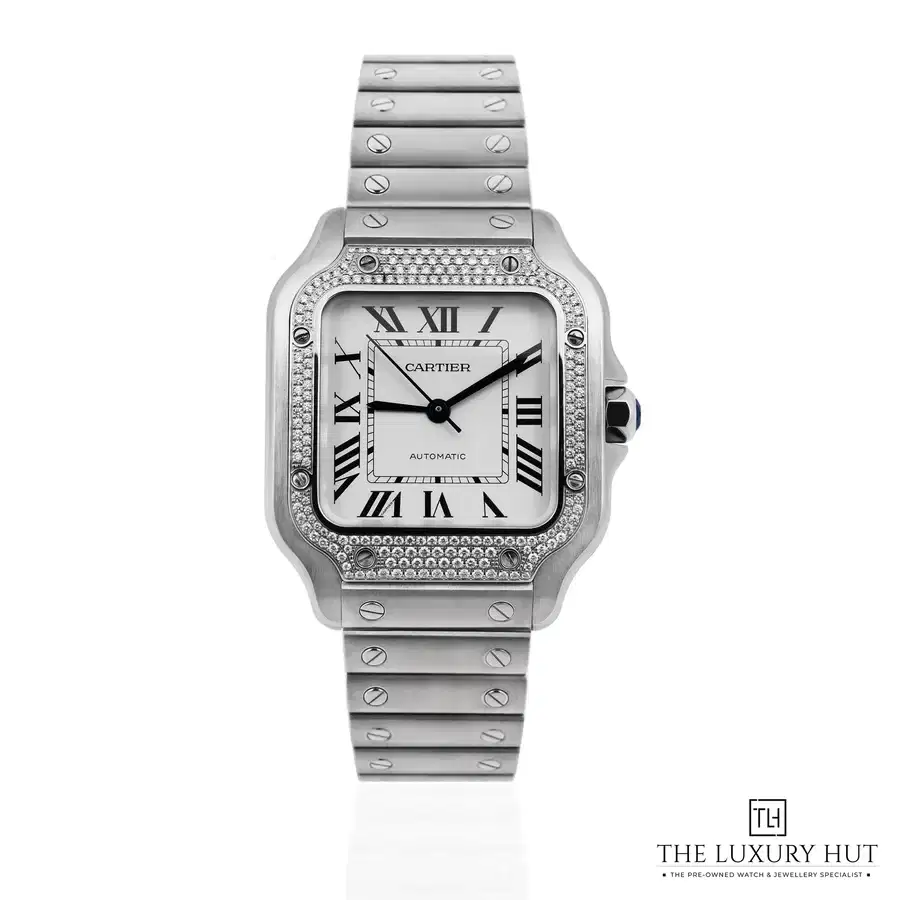 Cartier Santos De Cartier Silver Diamond W4SA0005