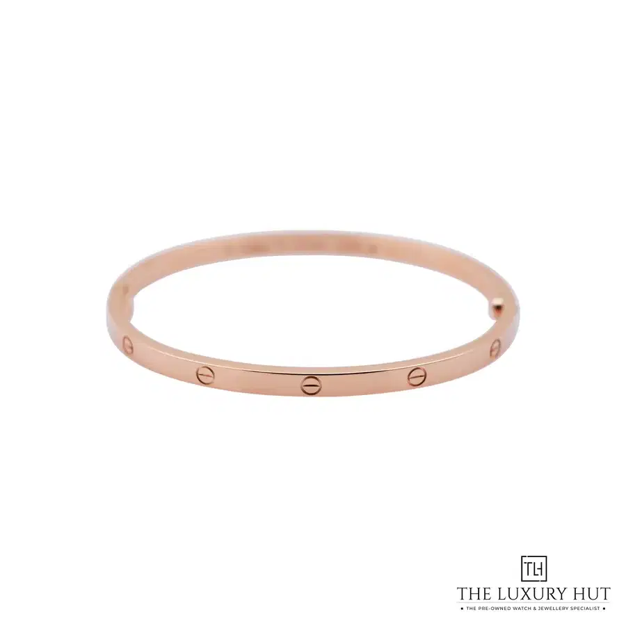 Cartier Rose Small Love Bangle 17