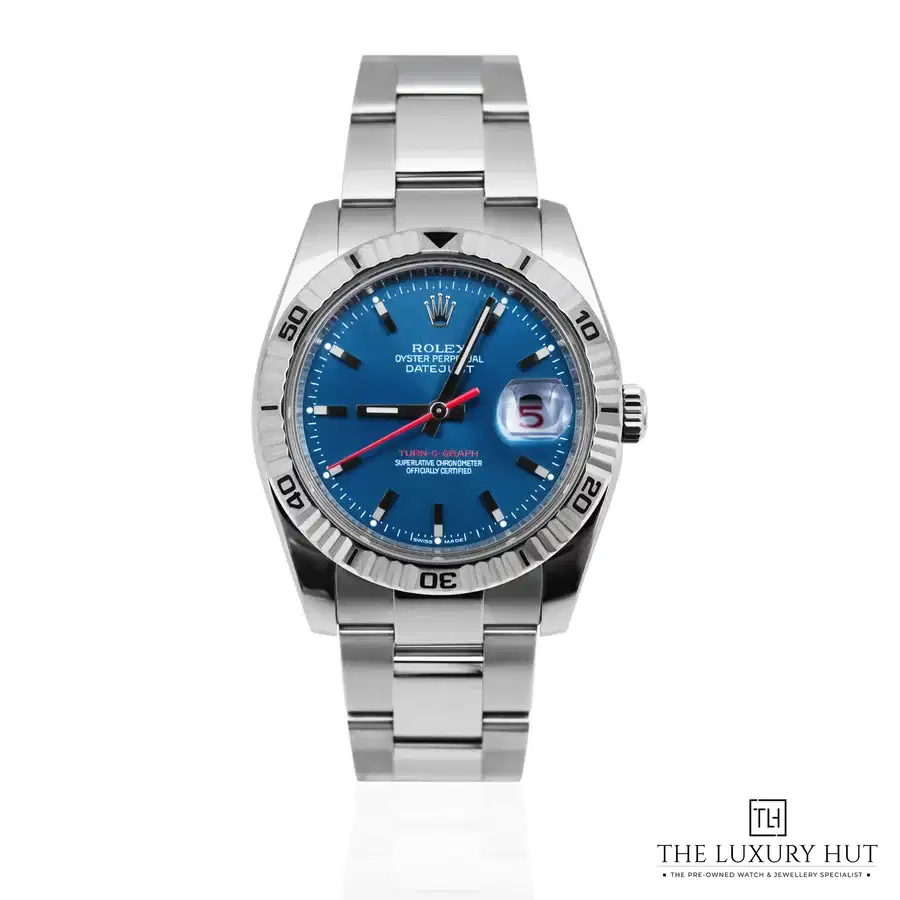 Rolex Datejust Turn O Graph Blue 116264