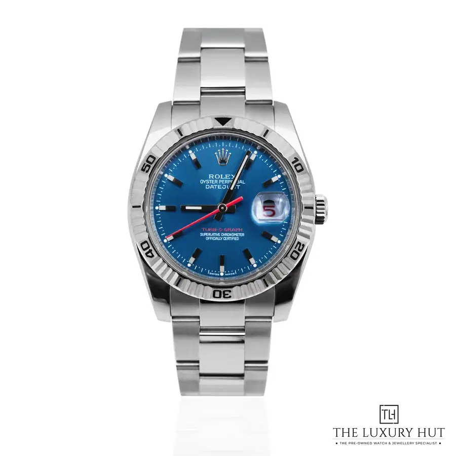Rolex Datejust Turn O Graph Blue 116264