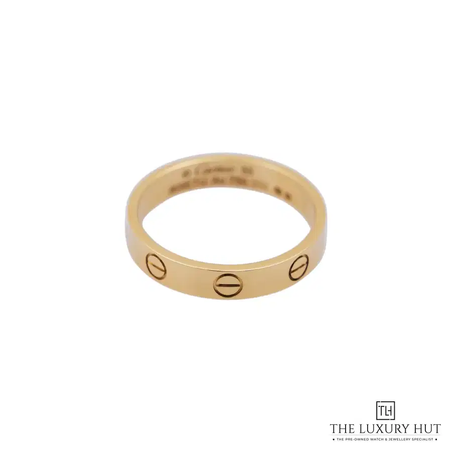 Cartier Gold Small Love Wedding Band Size 55