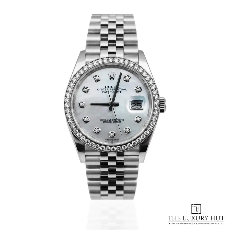 Rolex Datejust 36mm Steel Gold MOP Diamond 126284RBR