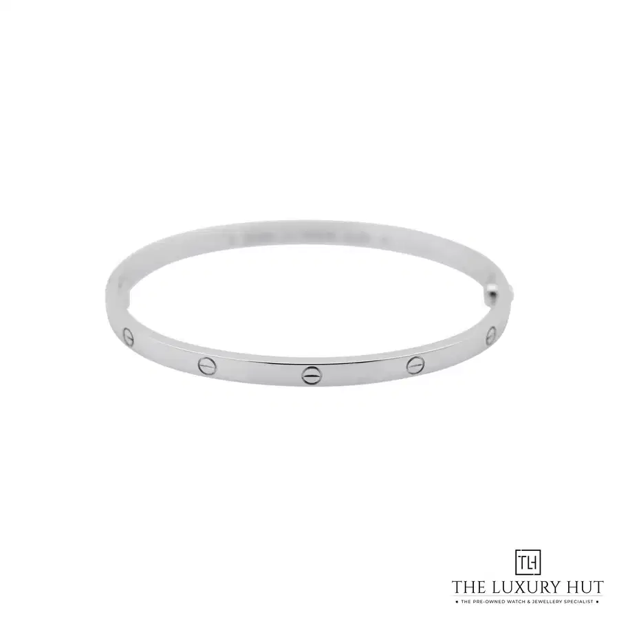 Cartier 18ct White Gold Small Love Bracelet