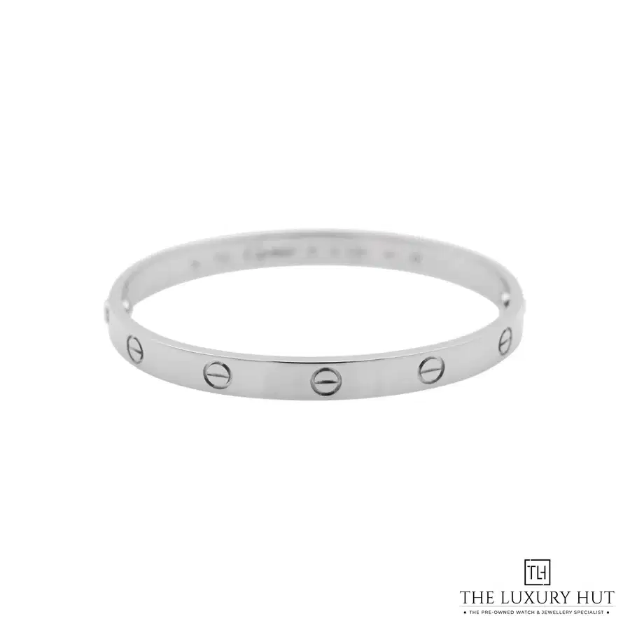 Cartier White Gold Classic LOVE Bangle