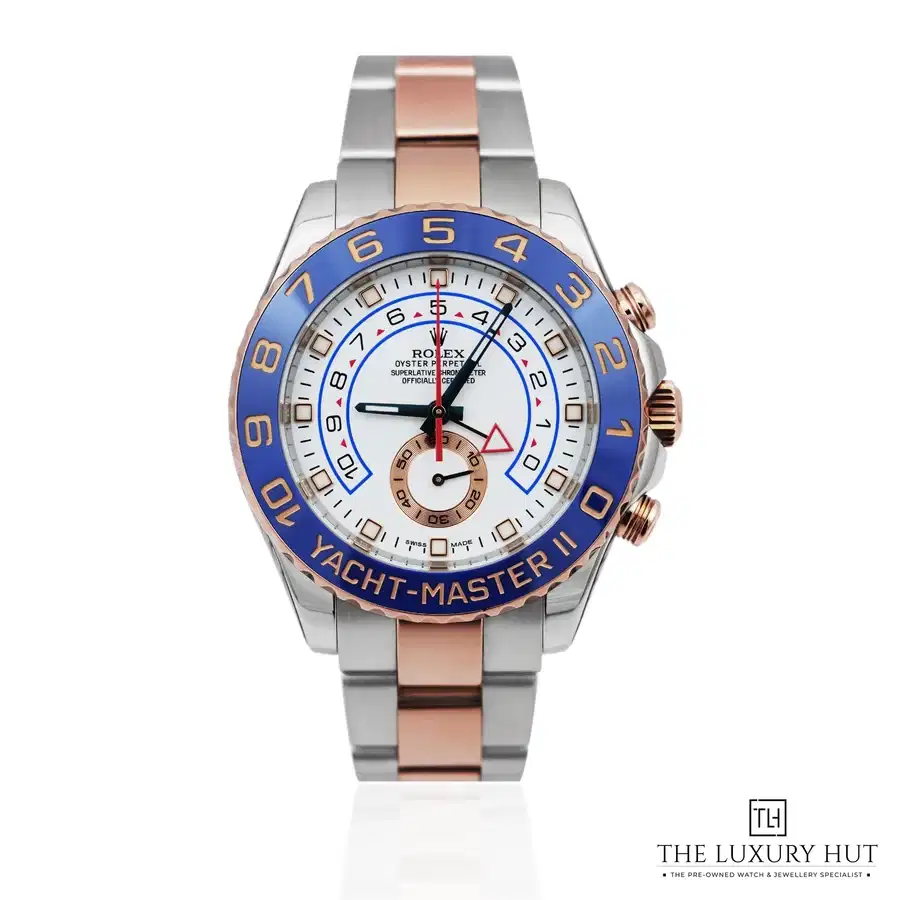Rolex Yacht Master II Steel Gold White Dial 116681