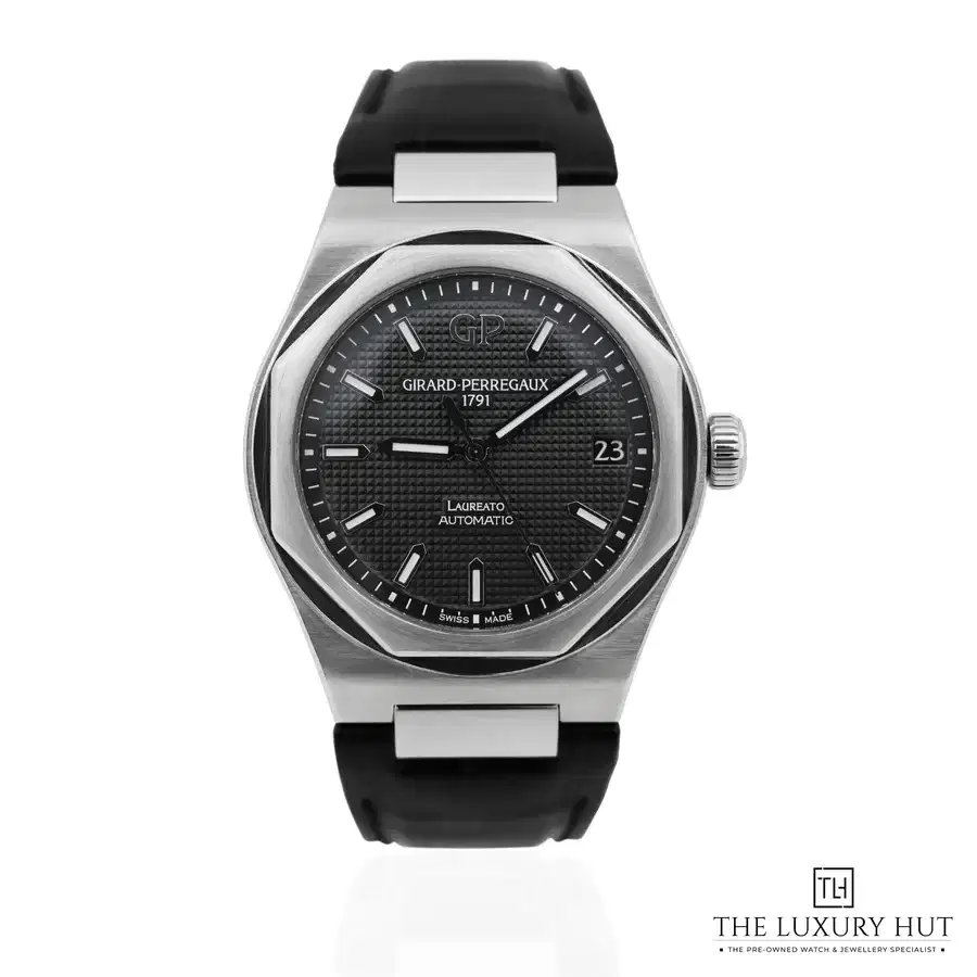 Girard Perregaux Laureato Black Hobnail 81010 11 634 BB6A