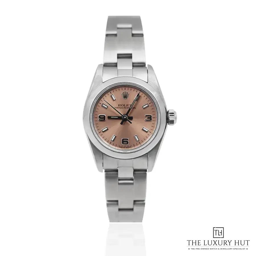 Rolex Oyster Perpetual Lady 24mm Steel Salmon 76080