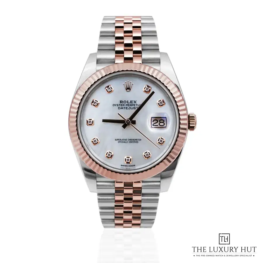 Rolex Datejust 41 Bi Metal Mother of Pearl 126331