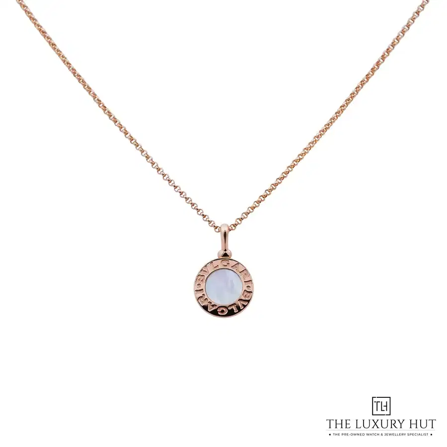 Bvlgari 18ct Rose Gold MOP Pendant 358376