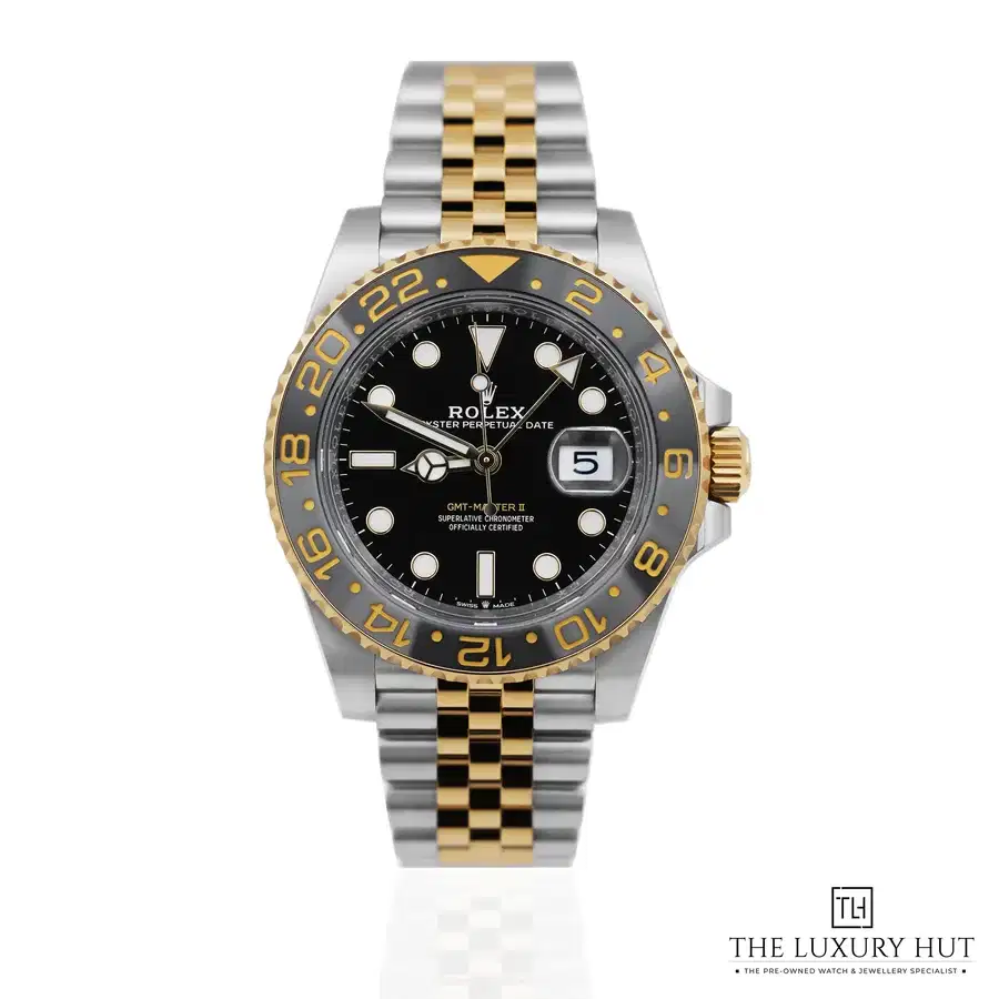 Rolex GMT Master II Steel Gold Black 126713GRNR
