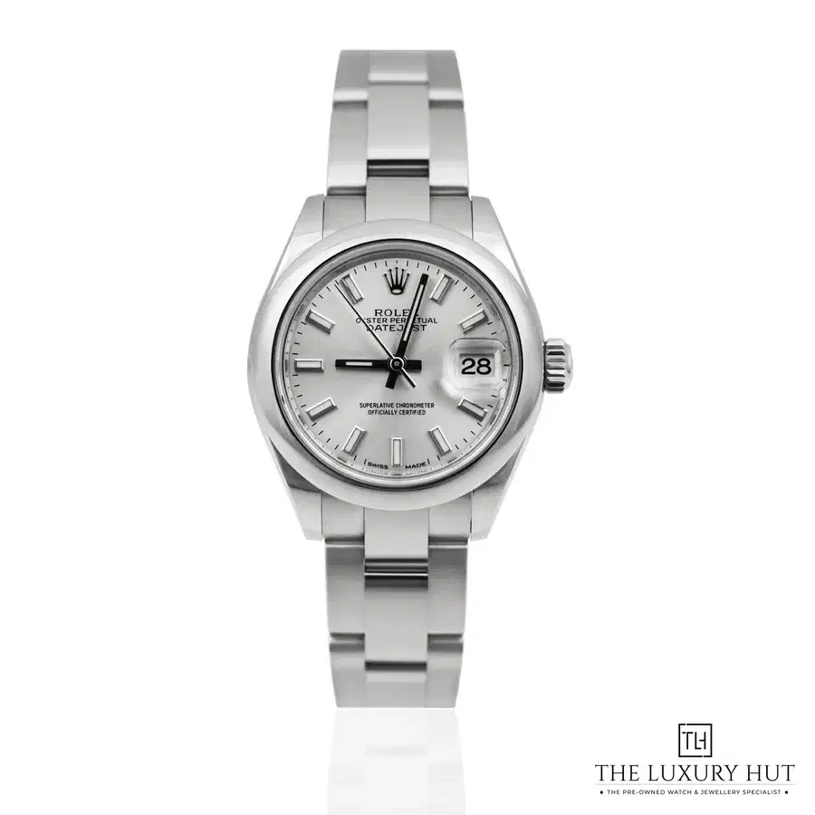 Rolex Lady Datejust 28mm Silver Baton Dial 279160