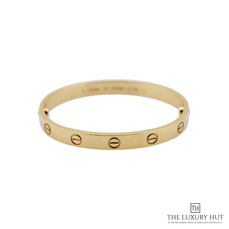 Cartier Yellow Gold Classic Love Bracelet Size 16