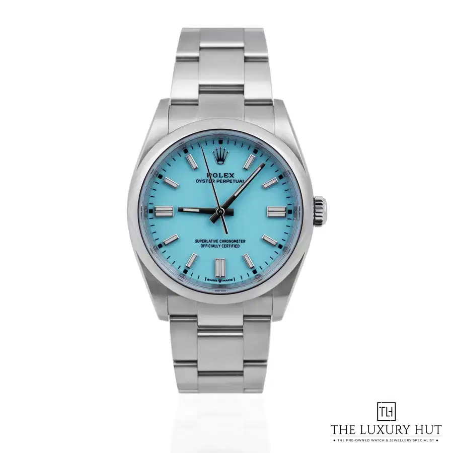 Rolex Oyster Perpetual 36 Turquoise Blue Dial 126000