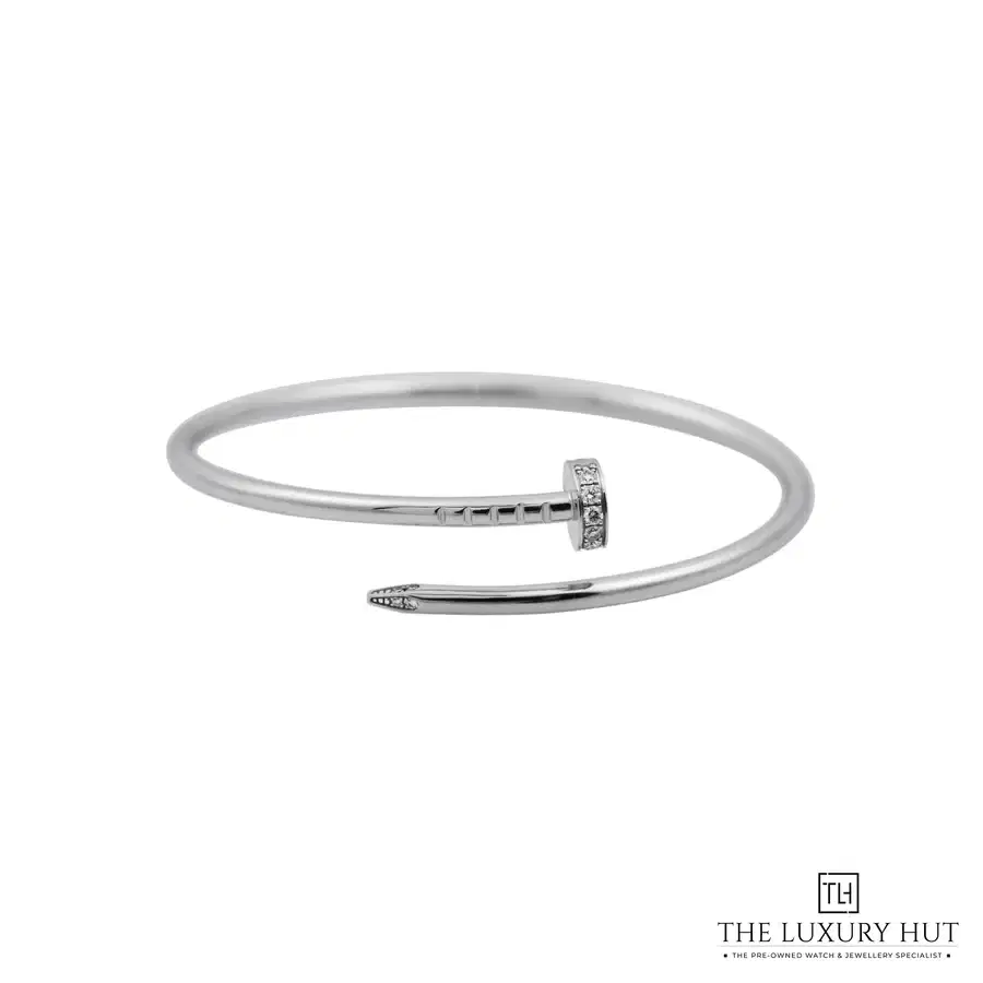 Cartier White Gold Diamonds Juste Un Clou Small Bracelet