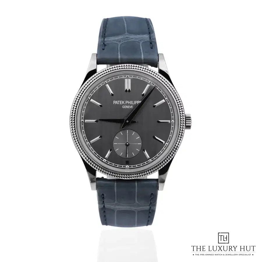 Patek Philippe Calatrava White Gold Charcoal Grey 6119G 001