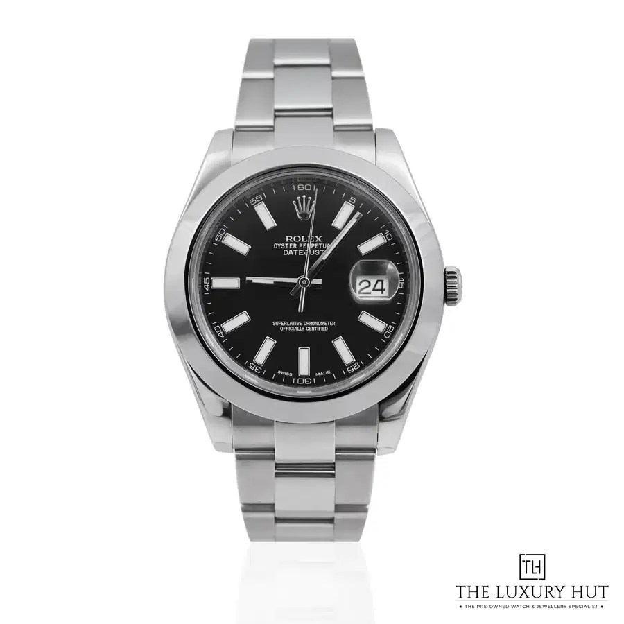 Rolex Datejust II Steel 41 Black Baton 116300
