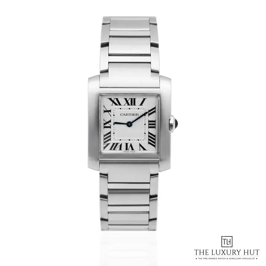 Cartier Tank Fran aise Steel Silver Roman WSTA0074