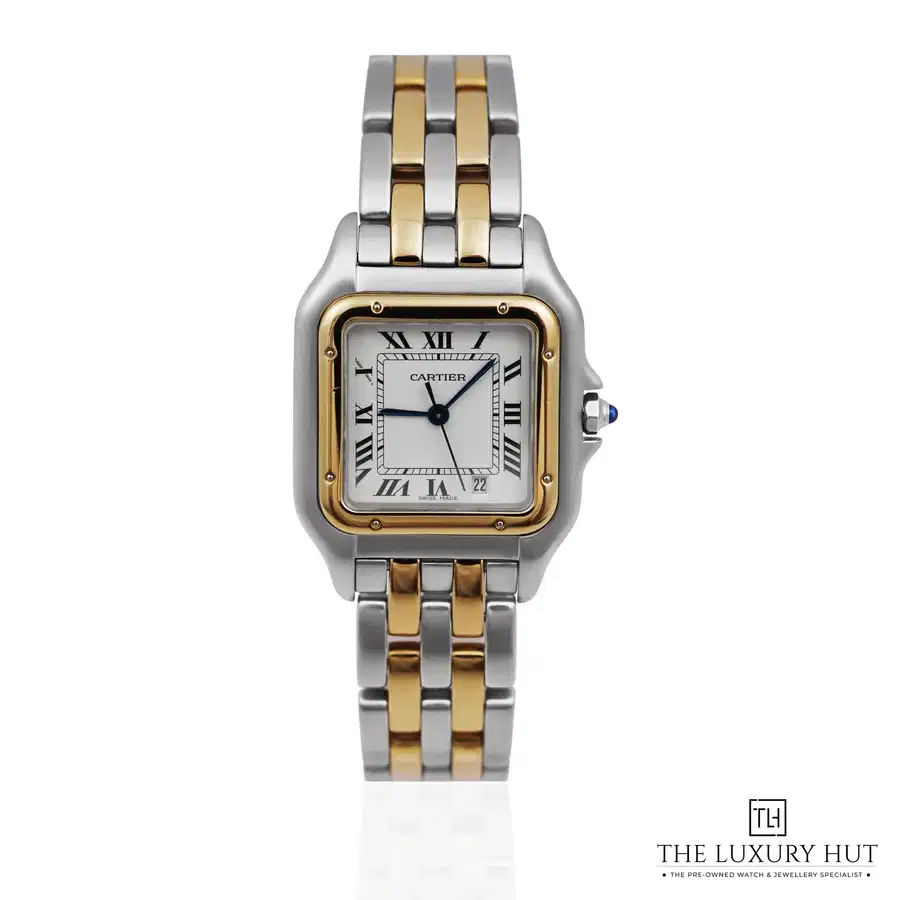 Vintage Cartier Panth re Steel Gold White Roman 187949