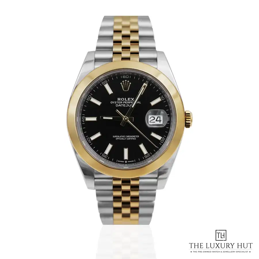 Rolex Datejust 41 Steel Gold Black 126303