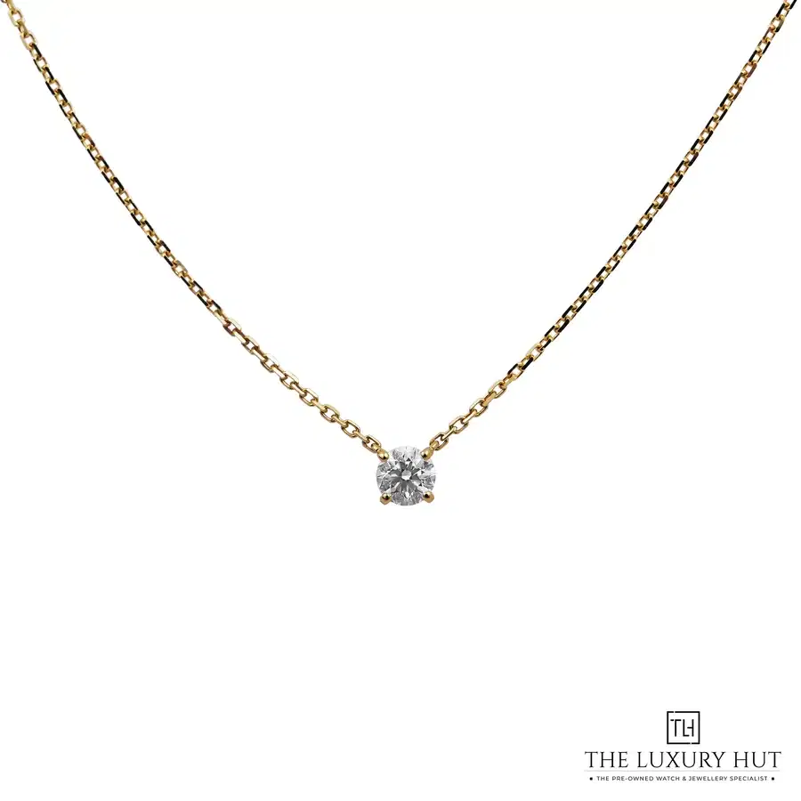 Cartier Yellow Gold 0 24ct Solitaire Pendant