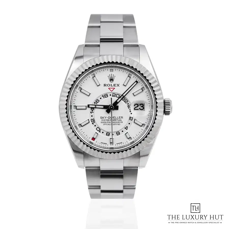 Rolex Sky Dweller Steel White Gold 42mm White 326934