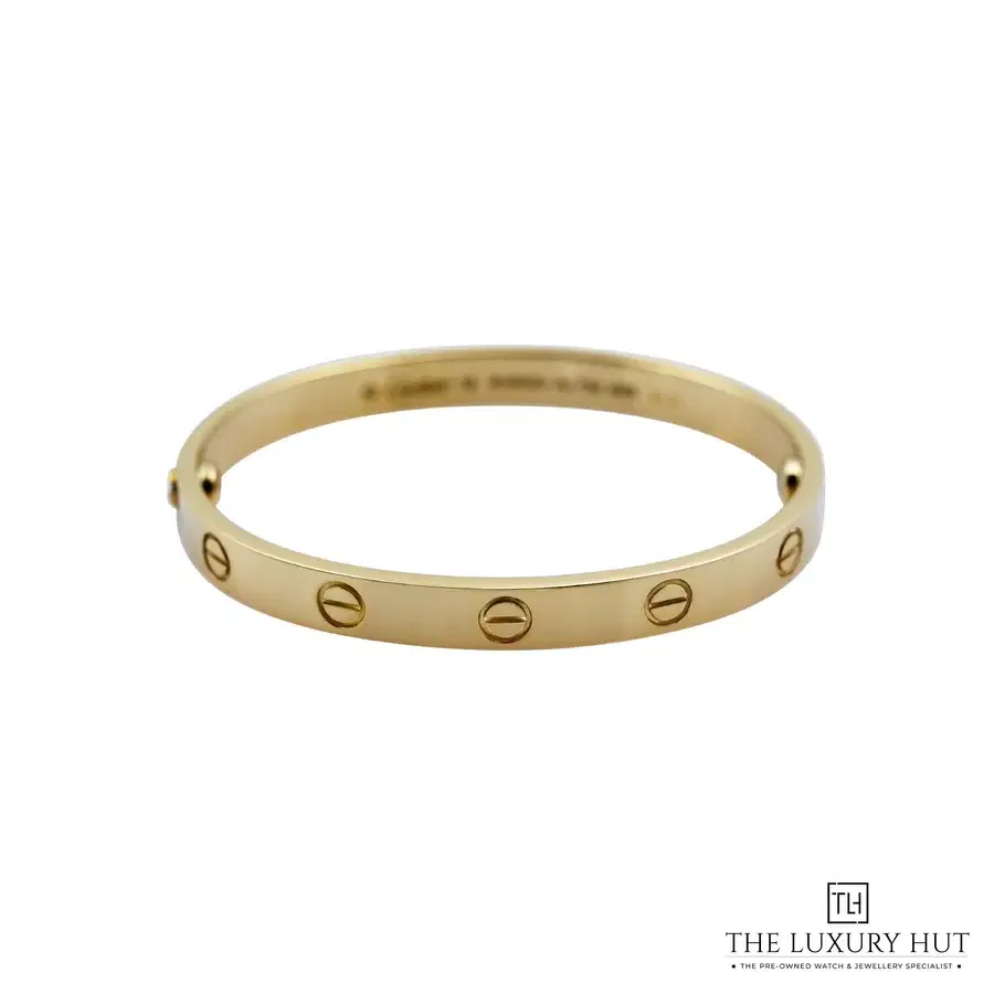 Cartier Yellow Gold Classic Love Bracelet Size 16