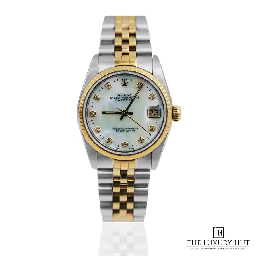 Rolex Lady Datejust Steel Gold MOP Diamond 68273