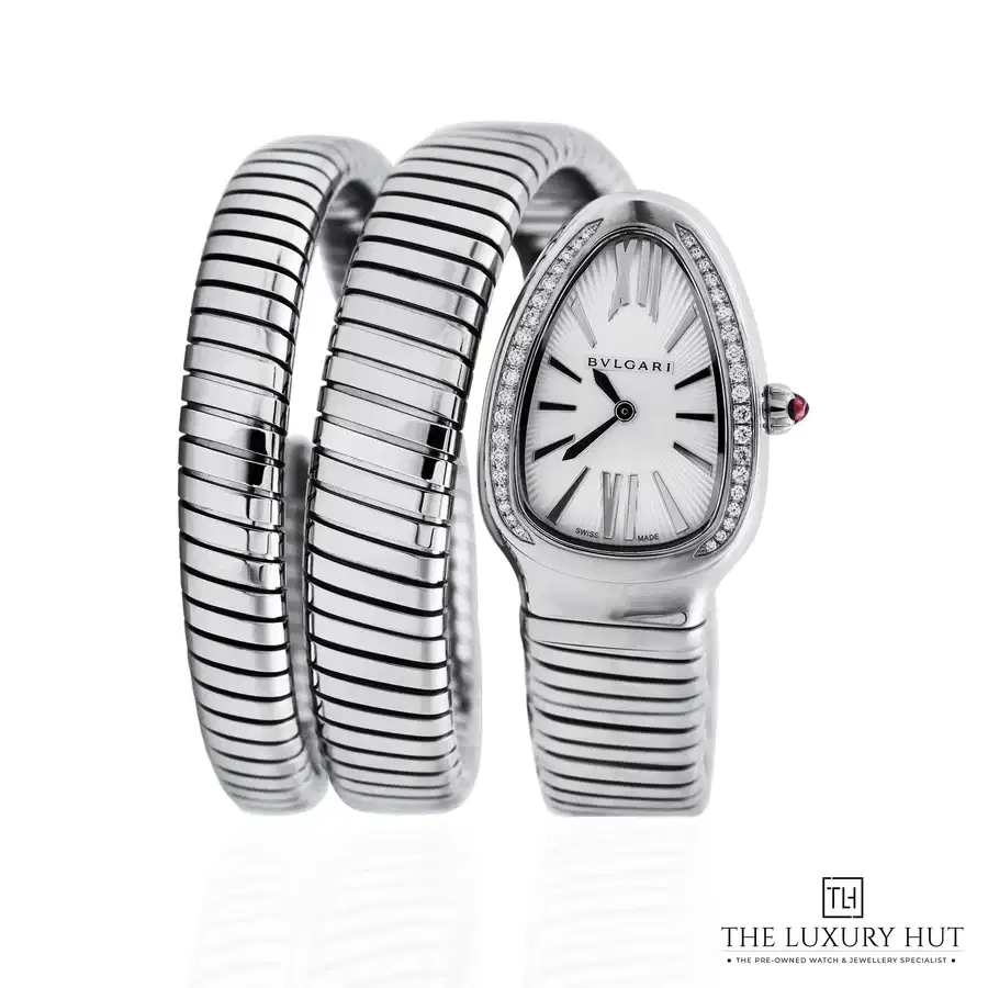 Bvlgari Serpenti Tubogas Steel White Dial 103819