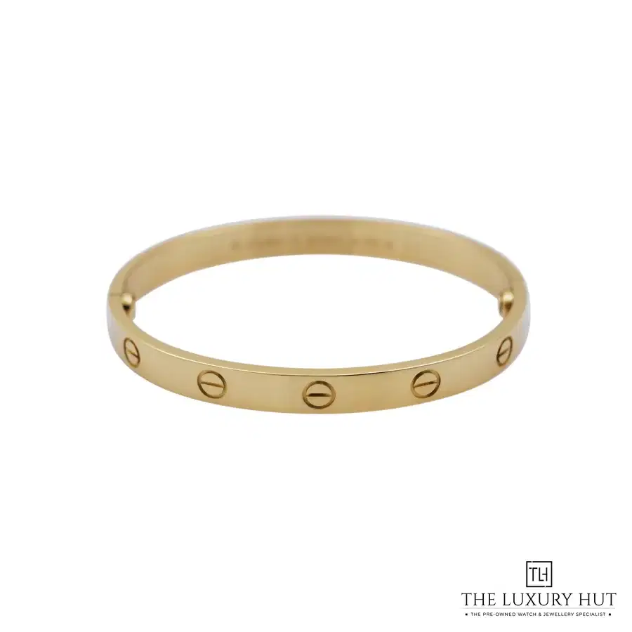 Cartier 18ct Yellow Gold Classic Love Bangle Size 17