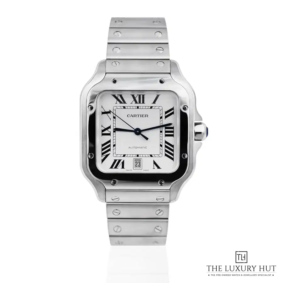 Cartier Santos De Cartier Large Silver WSSA0018