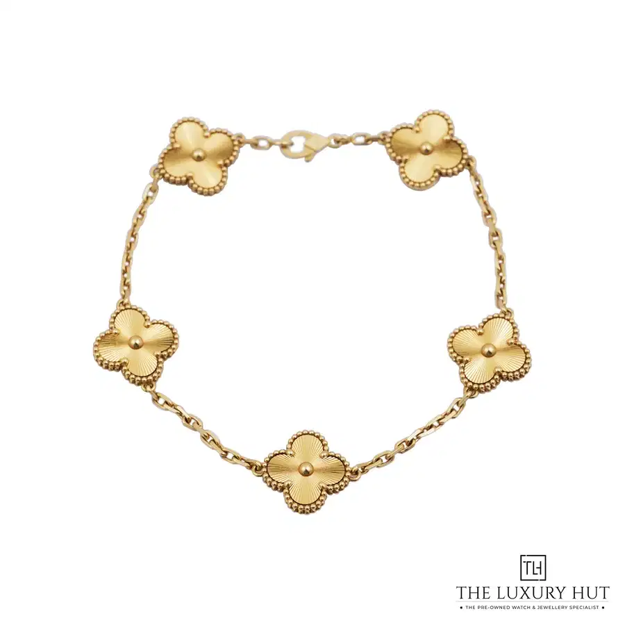 Van Cleef Arpels Gold Motifs Bracelet VCARP3JK00