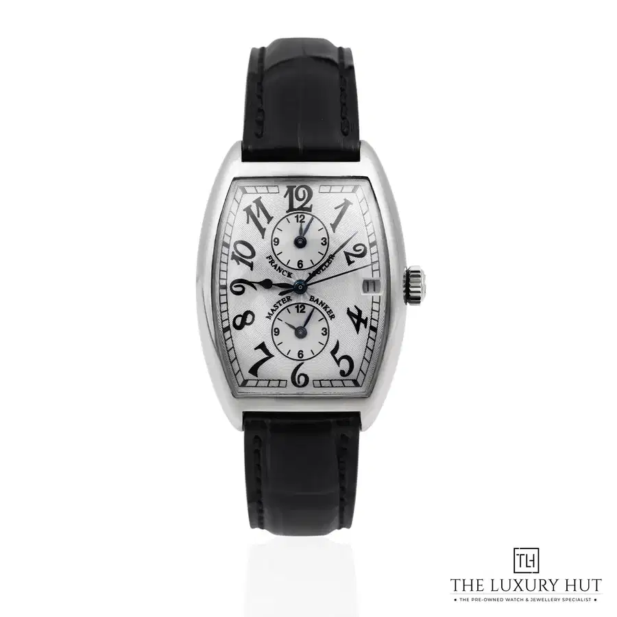 Franck Muller Master Banker Triple Time Gold Silver Guilloche 2852 MB OG