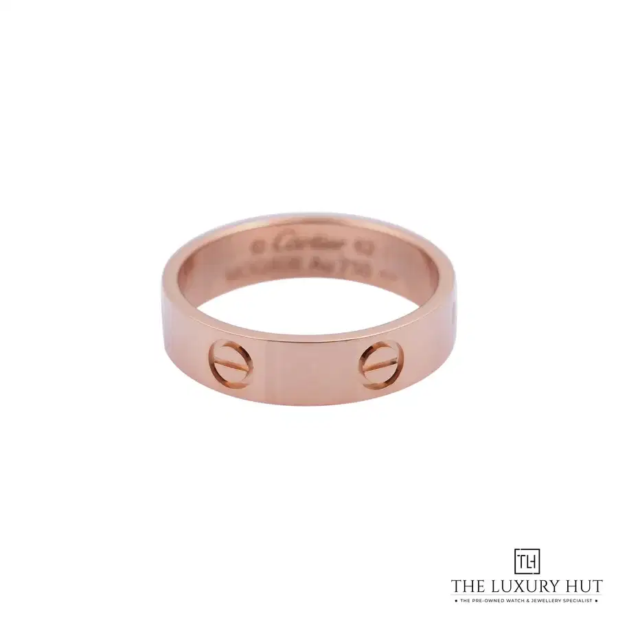 Cartier Rose Gold Classic Love Ring Size 62