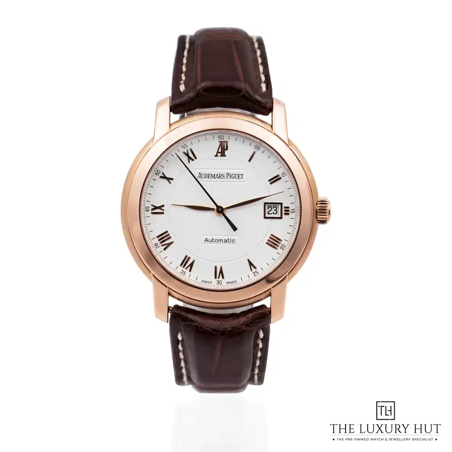 Audemars Piguet Jules Audemars 18ct Rose Gold 39mm White 15120OR