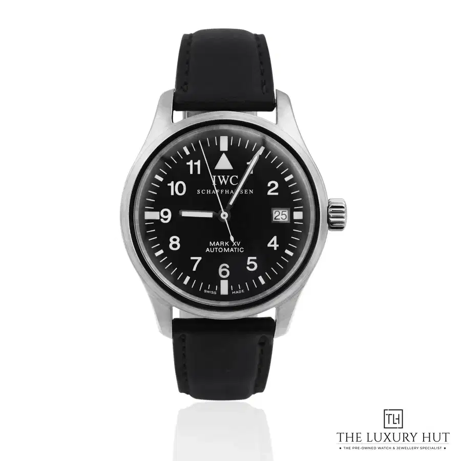 IWC Pilot Mark XV 38mm Steel Black Arabic 3253