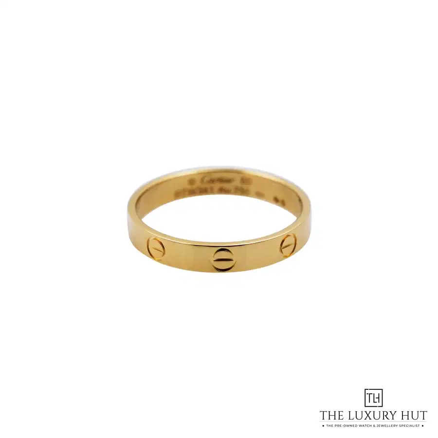 Cartier 18ct Yellow Gold Small Love Wedding Ring Size 60
