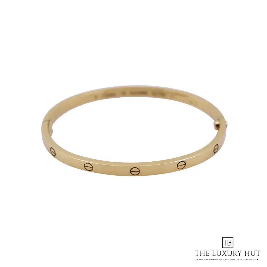 Cartier 18ct Yellow Gold Love Small Model Bangle Size 16