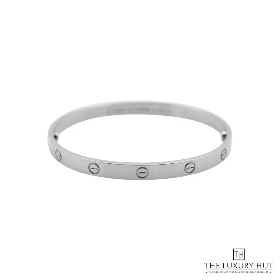 Cartier 18ct White Gold Classic LOVE Bangle Size 20