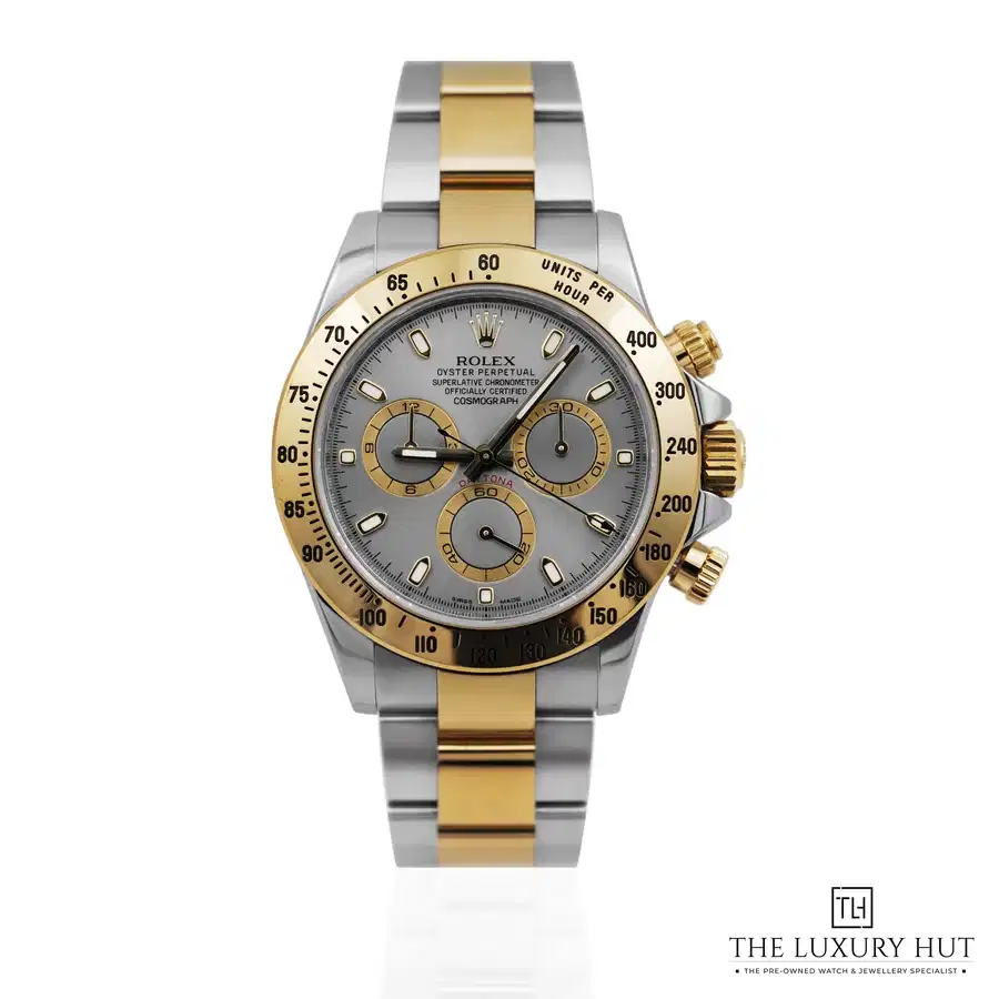 Rolex Daytona Chronograph Steel Gold Grey 116523