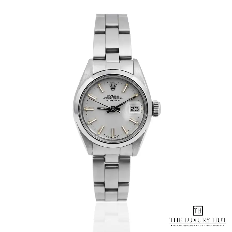 Vintage Rolex Oyster Perpetual Date 26mm Steel Silver 6916