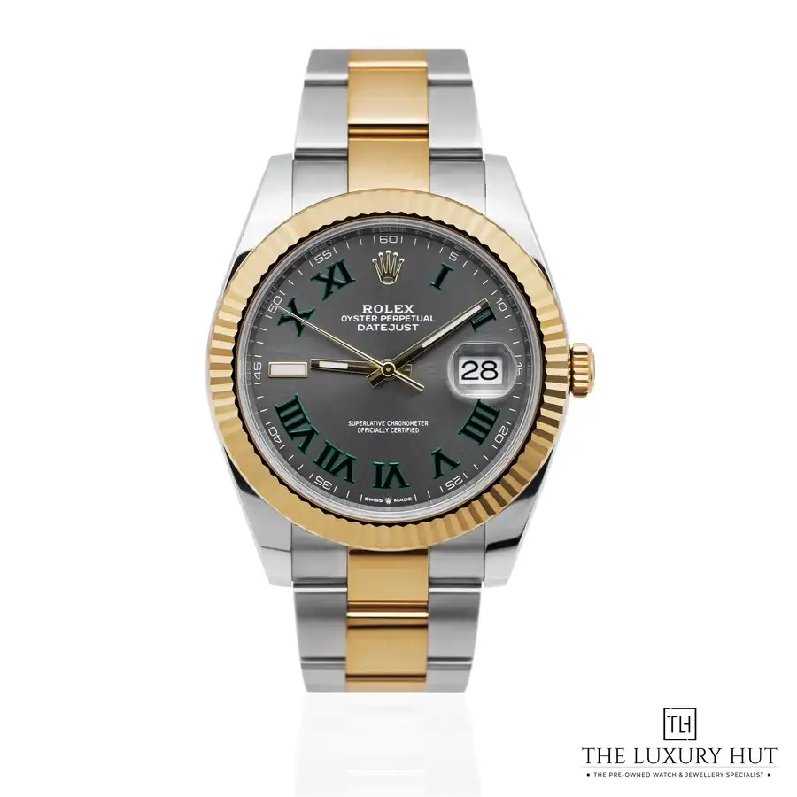 Rolex Datejust Steel Gold Wimbledon 126333